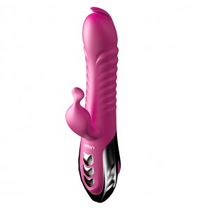 HK LETEN Female G-Spot Warming Dual-Vibrator (Chargeable - Red Rose)